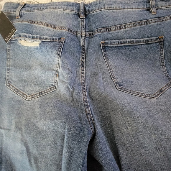 Eloquii Wide leg jeans 👖 'NWT' 14/16 - Picture 8 of 14